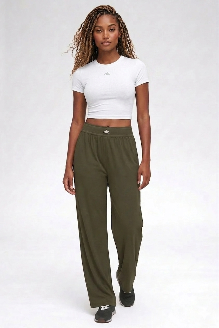 Yoga Trousers & T-shirt Set