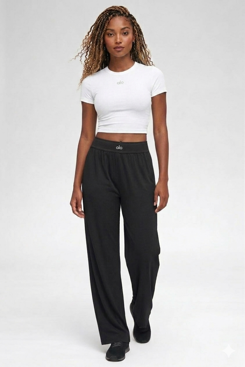 Yoga Trousers & T-shirt Set